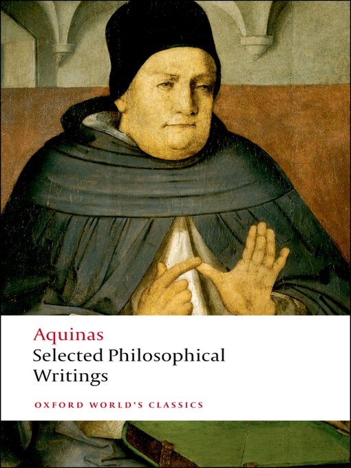 Title details for Selected Philosophical Writings by Thomas Aquinas - Wait list